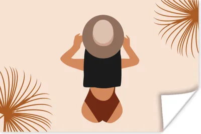 Produktbild von MuchoWow® Poster Sommer - Frauen - Kleidung 120x80 cm - Bilder