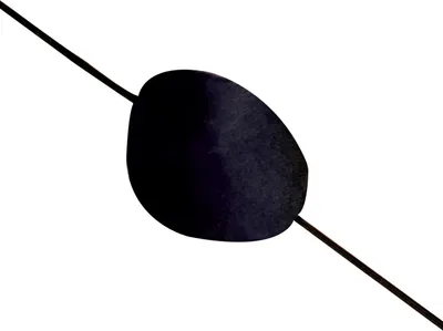 Produktbild von WIDMANN S.R.L. Augenklappe aus Satin schwarz
