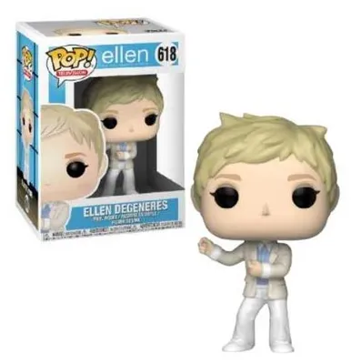 Obrázok produktu pre Funko Pop! Televízia: The Ellen Degeneres Show – Ellen Degeneres (biely kostým) #618