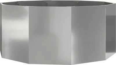 Zdjęcie produktu dla vidaXL Sadzarka srebrna 120 x 120 x 50 cm Stal ocynkowana
