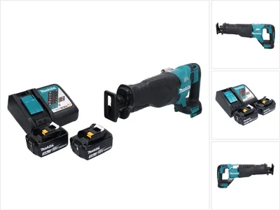 Produktbild von Makita DJR 187 RF Akku Reciprosäge Säbelsäge 18 V Brushless + 2x Akku 3,0 Ah + Ladegerät