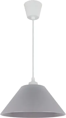 Zdjęcie produktu dla Lampa wisząca INKA szaro-biała 1xE27x25W tworzywo sztuczne wym:107,5x25x25cm IP20 Struhm