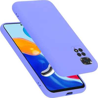 Produktbild von Cadorabo Schutzhülle für Xiaomi RedMi NOTE 11 4G / 11S 4G Hülle in Lila Handyhülle Case Cover TPU Etui