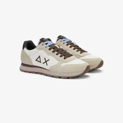 Produktbild von SUN68 Tom Solid - Herren Sneakers Schuhe Weiß-Braun Z46101-31 , EU 46