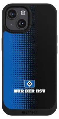 Produktbild von NIVOCASE Handyhülle für Apple iPhone 15  Hülle NIVOpure Case Schwarz HSV Logo Offizielles Lizenzprodukt