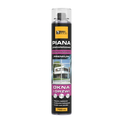 Zdjęcie produktu dla Piana pistoletowa 750ml BAUSOLID
