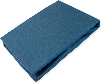 Produktbild von Setex Feinbiber Spannbettlaken 90-100 x 200 cm dunkelblau Feinbiber-Ausführung für extra Wärme an kalten Tagen