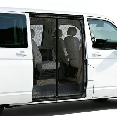 Productafbeelding van Magnetisch Muggennet voor VW T5 T6 Schuifdeur met Zonbescherming
