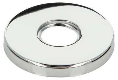 Produktbild von tecuro Gewinderosette (1/2) Ø 22 mm x Ø 61 mm x Höhe 7 mm, Messing verchromt