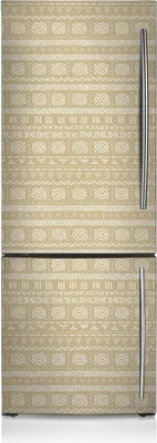 Produktbild von Kühlschrankfolie Aufkleber Kühlschrankmagnete Dekoration Kühlschrankfolie 60x190 cm - Gelbe Form