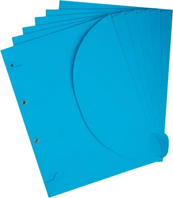 Produktbild von Ordnungsmappe Smartfolder A4 Standard blau VE=100 Stück