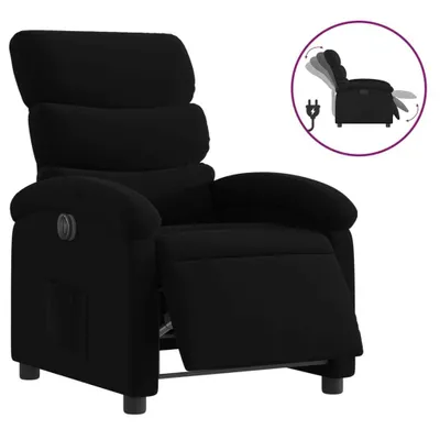 Produktbild von vidaXL Relaxsessel Elektrisch Schwarz Stoff