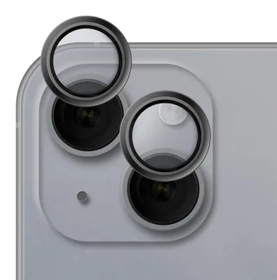 Produktbild von Kameraschutz für iPhone 15 / 15 Plus, Hammer Glass Lens Protector, Silber