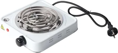 Produktbild von Elektrischer Kochplatte, 1000W Reisekochplatte Campingkocher Temperatur Einstellbar, für Kaffee Wasser Teezubereitung Küche Büro Camping