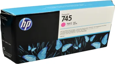 Produktbild von HP 745 DesignJet Druckerpatrone Magenta, 300 ml, HP DesignJet Z2600 PostScript-Drucker, HP DesignJet Z5600 PostScript-Drucker, Thermal Inkjet, Magenta, Singapur, 283 mm, 41 mm