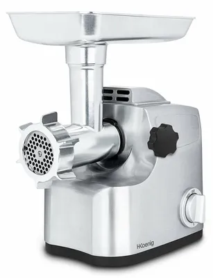 Elektrische Fleischmühle 1800 W, 2 kg/min, Edelstahl, 3 Größen
