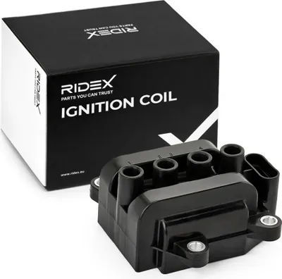 Produktbild von RIDEX 689C0284 Zündspule 12V für RENAULT Clio III Schrägheck (BR0/1, CR0/1) TWINGO II (CN0) CLIO II (BB0/1/2, CB0/1/2) TWINGO I (C06)