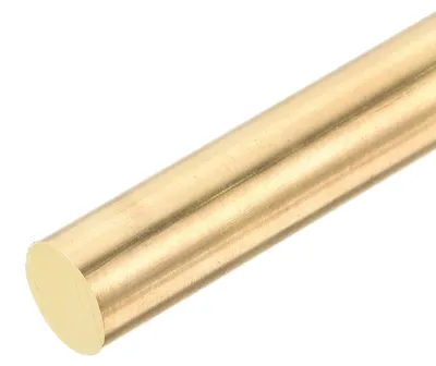 Messingstange 11 mm x 300 mm, Vollmessing-Rundstange für DIY