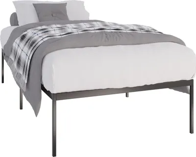 Produktbild von Metallbett Fargo 200x100x42 cm schwarz