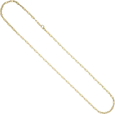 Produktbild von 2,9mm Halskette Collier Kette Halsschmuck aus 585 Gold Gelbgold 45cm Goldkette