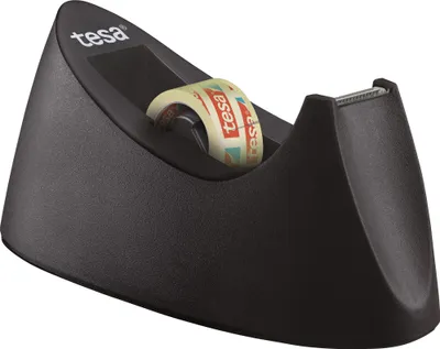 Produktbild von tesafilm Tischabroller Curve + 1 Rolle transparent