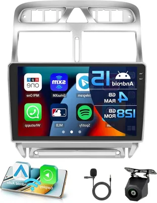 Productafbeelding van 4+128G Autoradio - Navigatiesysteem - Multimedia Speler - Touchscreen Radio - DAB+ Ontvanger