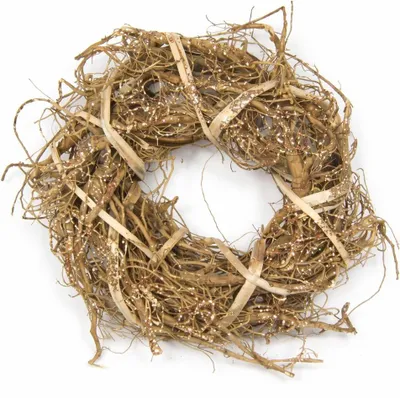 Produktbild von Deko Kranz Natur 30cm Weihnachten Türkranz Adventskranz Winter