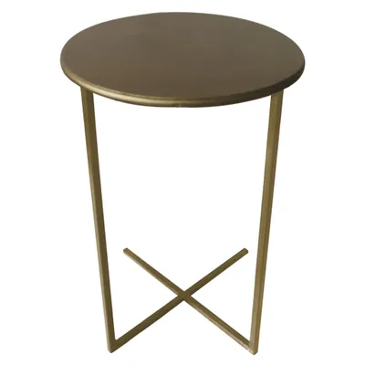 Produktbild von Lesli Living Beistelltisch Xavi 35x60 cm Gold