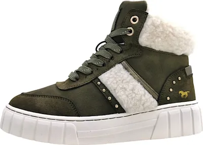 Produktbild von Mustang Da. High Top Sneaker D2 Damenschuhe Für lose Einlagen Schnürstiefel, Schuhgröße:41 EU