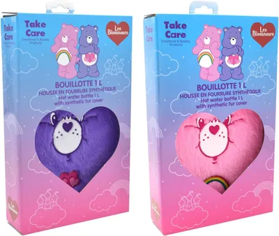 Produktbild von Wärmflasche mit Bezug, Gummi, für Wärmetherapie, für Kinder und Erwachsene