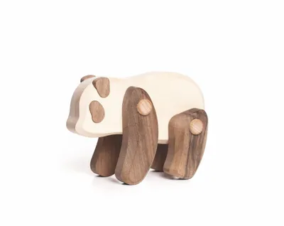 Produktbild von Bajo Holz Panda Spielfigur - nachhaltiges Spielzeug für Kinder