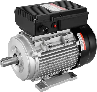 Immagine prodotto di VEVOR 1,1 kW motore elettrico 2800 giri/min, AC 220-240 V 7,1 A, 90 S, telaio B3, motore per compressore d'aria monofase, albero scanalato da 24 mm, rotazione oraria/antioraria per macchine agricole e attrezzature generiche