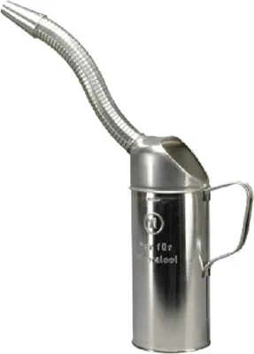 Productafbeelding van Pressol meetbeker, wit staal, met flexibele uitloop, inhoud 1 liter