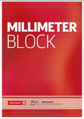 Produktbild von Brunnen MillimeterblockA420Bl Schreibpapier