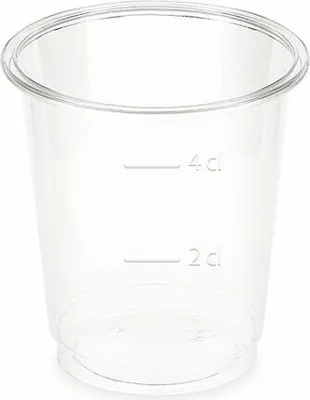 Produktbild von 80x  Schnapsbecher glasklar 2 cl / 4 cl 20 ml 40 ml Biokunststoff PLA