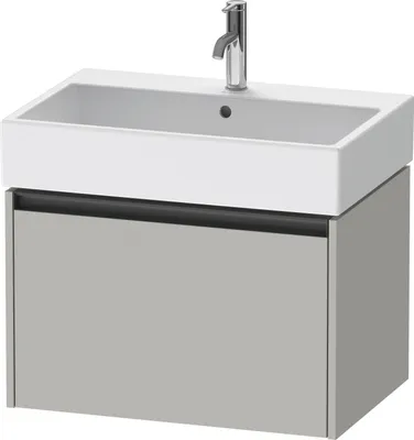 Produktbild von Duravit Ketho.2 Wastafelonderkast 68,4x46x44 cm Mat Betongrijs