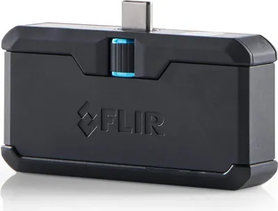 Zdjęcie produktu dla FLIR ONE Pro Andorid (USB-C), 8 - 14 µm, 8,7 Hz, 70 mK, 150 mm, Stała ogniskowa, Czarny