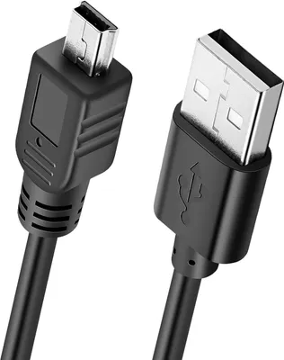 Produktbild von Akyga, USB / USB Mini-B 1m Lade- und Synchronisationskabel, Schwarz