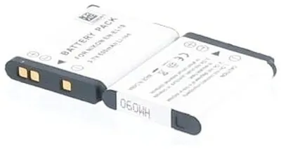 Produktbild von Akku für Nikon Coolpix S3700 Li-Ion 3,7 Volt 600 mAh schwarz.