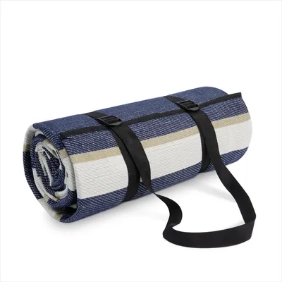 Produktbild von Picknickdecke Campingdecke XXL Strand Picknickdecke Wasserdicht Mit Tragegriff 200x200cm