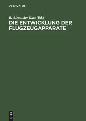Produktbild von Die Entwicklung der Flugzeugapparate