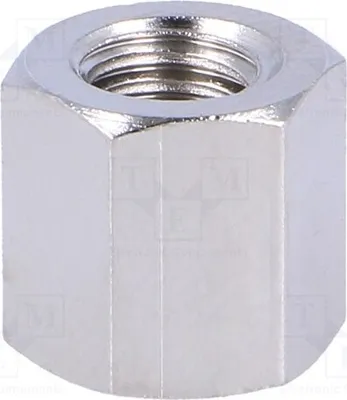Immagine prodotto di 10 distanziatori filettati esagonali da 10 mm, con filettatura interna M6, in ottone, dimensioni 119x10 mm