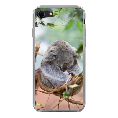 Produktbild von MuchoWow® Handyhülle Schutzhülle Hülle für iPhone 8 Koala - Äste - Schlaf - Kinder - Jungen - Mädchen Silikon Softcase Handy Hülle - Schutzhaube