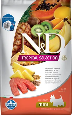 Immagine prodotto di N&D Tropical Hundefutter Lachs razza piccola 5 kg