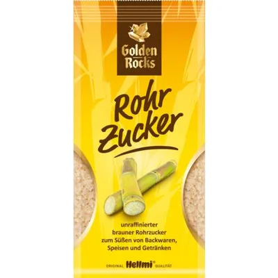 Produktbild von Golden Rocks Rohrzucker 500g