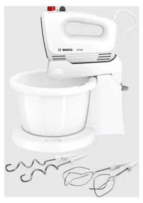 Image de Batteur électrique 375w blanc - Bosch - MFQ2600G -