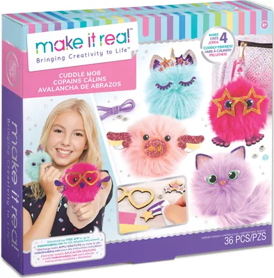 Produktbild von Schlüsselanhänger-Bastelset "Make it Real" - Fluffy Friend