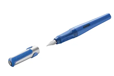 Image de Pelikan 802932 Stylo Pelikano® P481 pour gauchers, bleu, plume L