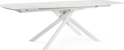 Produktbild von Tisch Joakim 160-240 x 90 x 75 cm Stahl Weiß