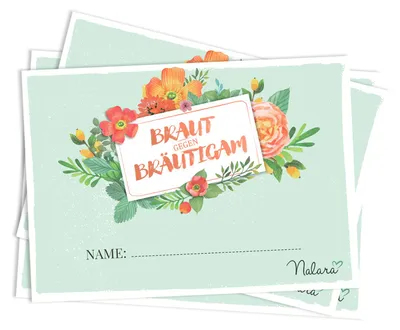 Image de Mariée contre Marié Jeu de mariage Questions sur les mariés 50 pcs. DIN A5